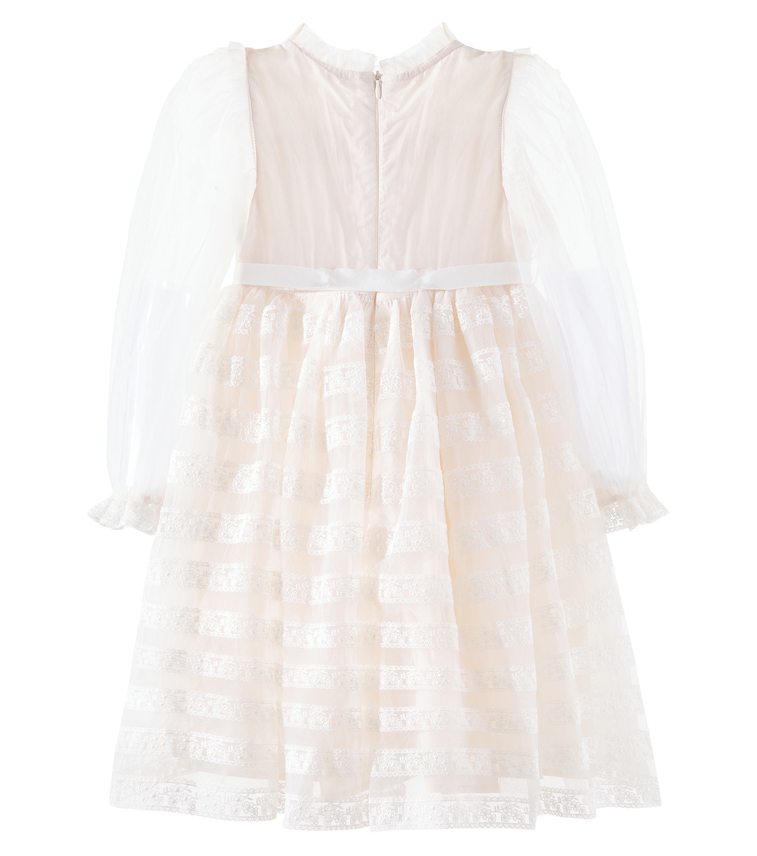 Lace-trimmed tulle dress | Petite Amalie  