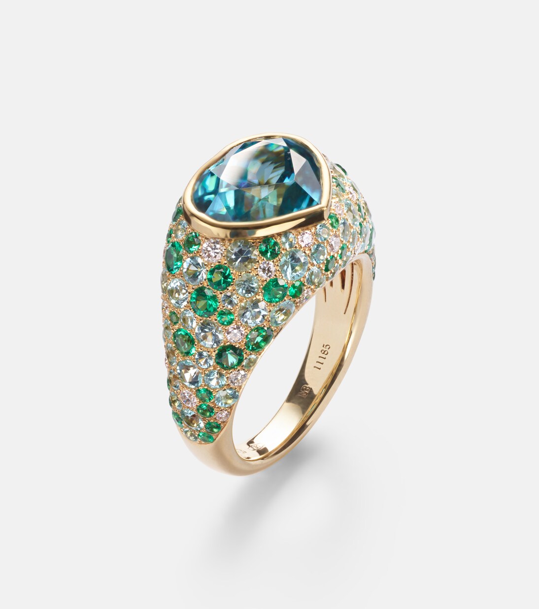 Bague Calvina en or 18 ct et pierres précieuses | Marina B