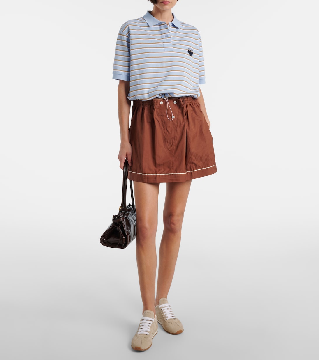 스웨이드 스니커즈 | Prada