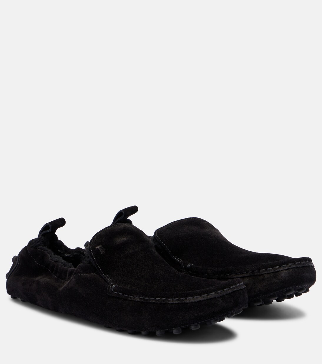 Gommino 시어링 라이닝 스웨이드 드라이빙 슈즈 | Tod's