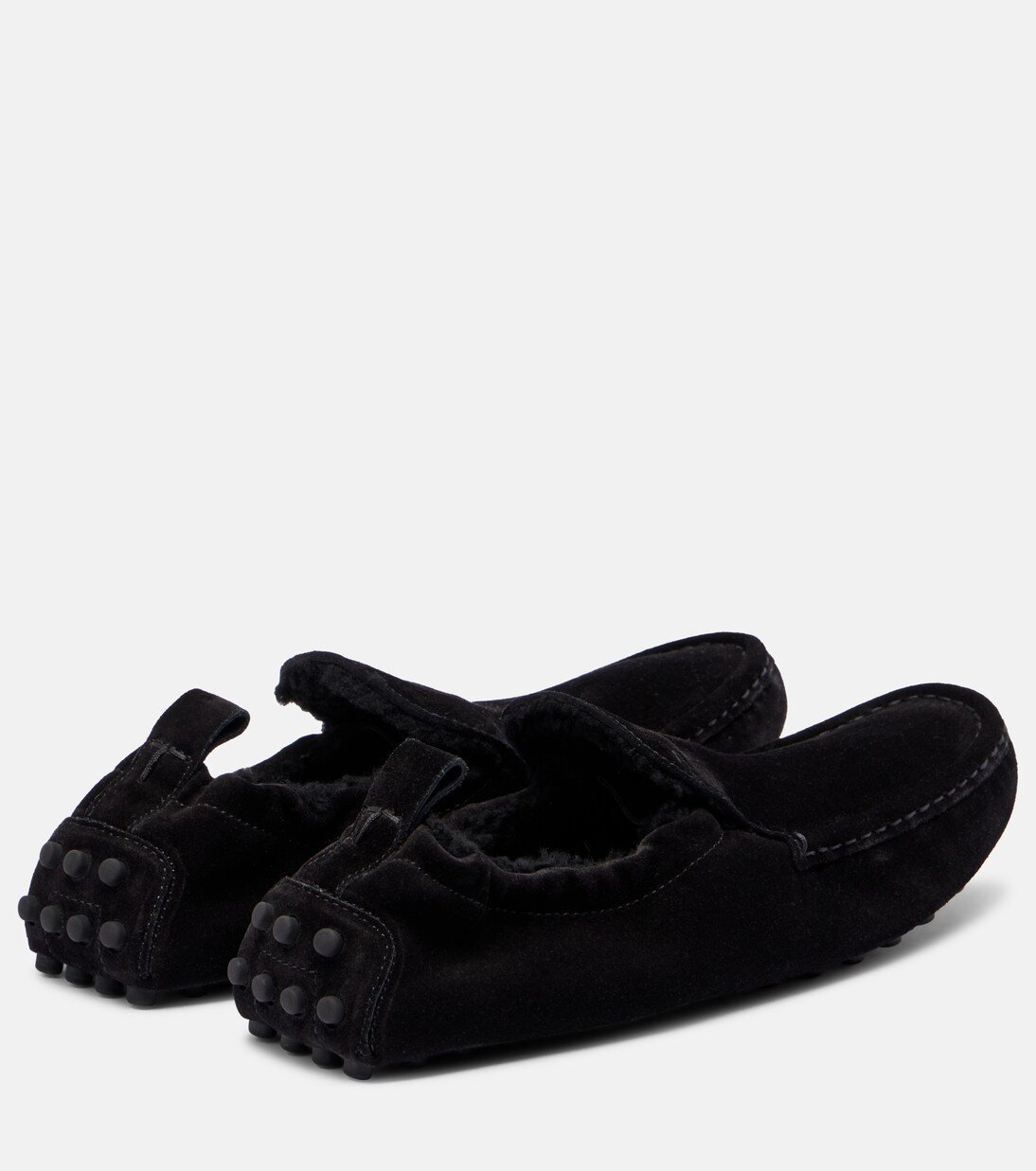 Gommino 시어링 라이닝 스웨이드 드라이빙 슈즈 | Tod's
