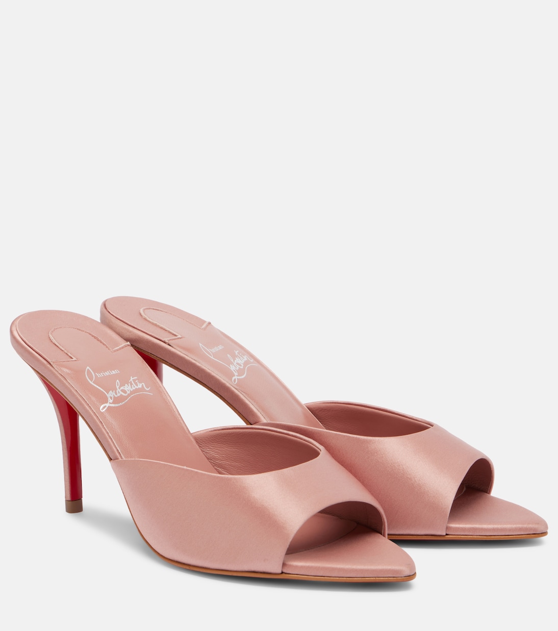 Miss Z 80 crêpe satin mules | Christian Louboutin
