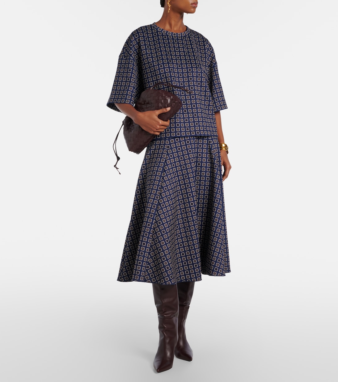 Notizia printed jersey top | Max Mara