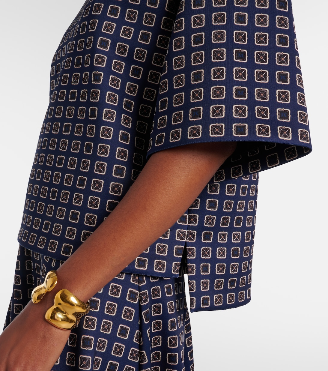 Notizia printed jersey top | Max Mara