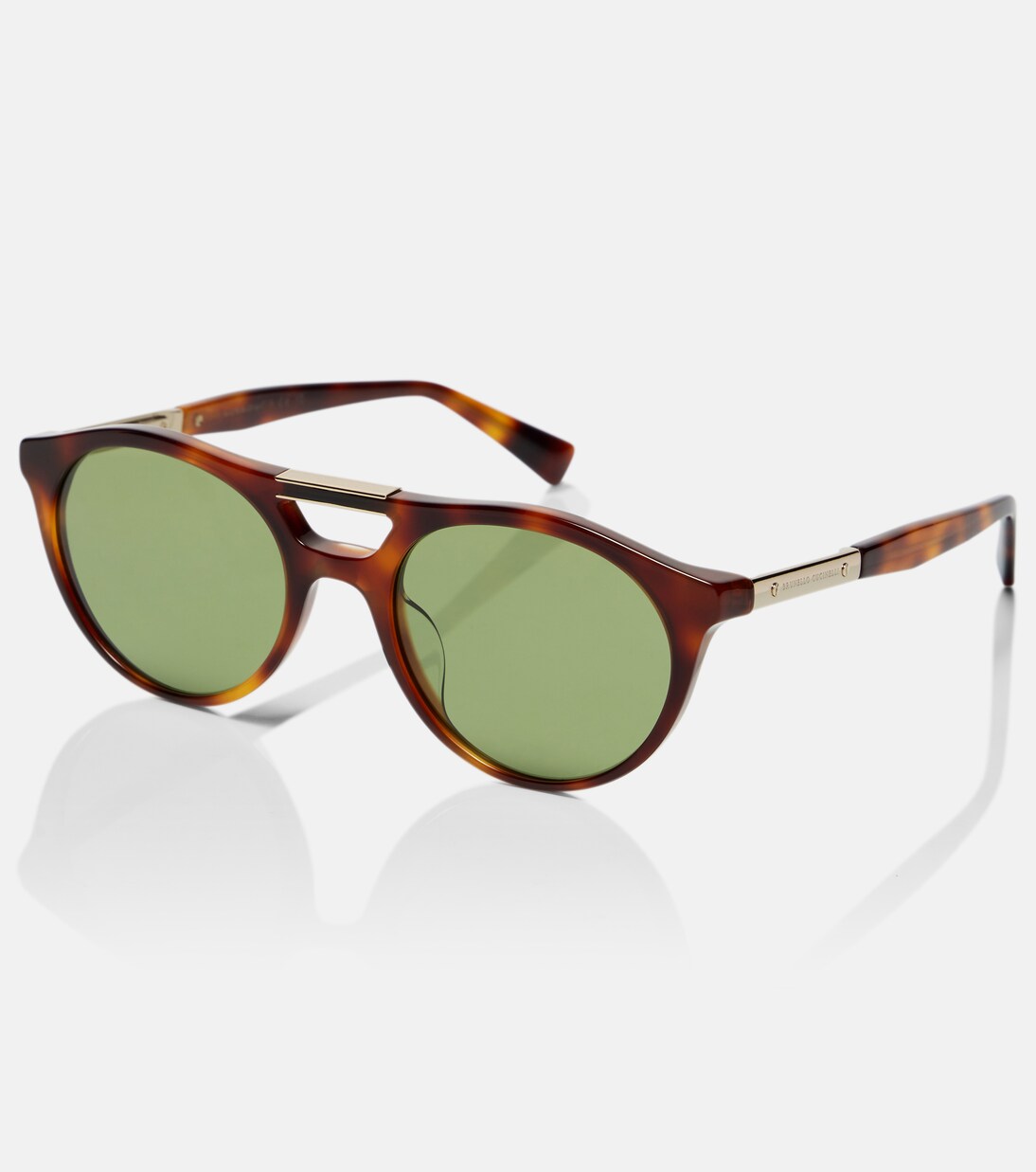 Runde Sonnenbrille Sartorial Sunset | Brunello Cucinelli