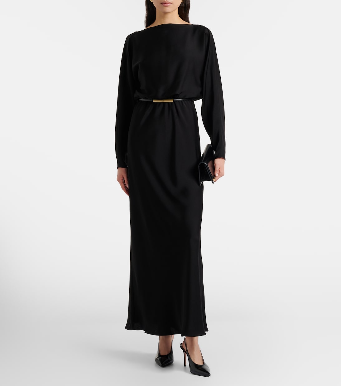 Draped satin gown | Max Mara