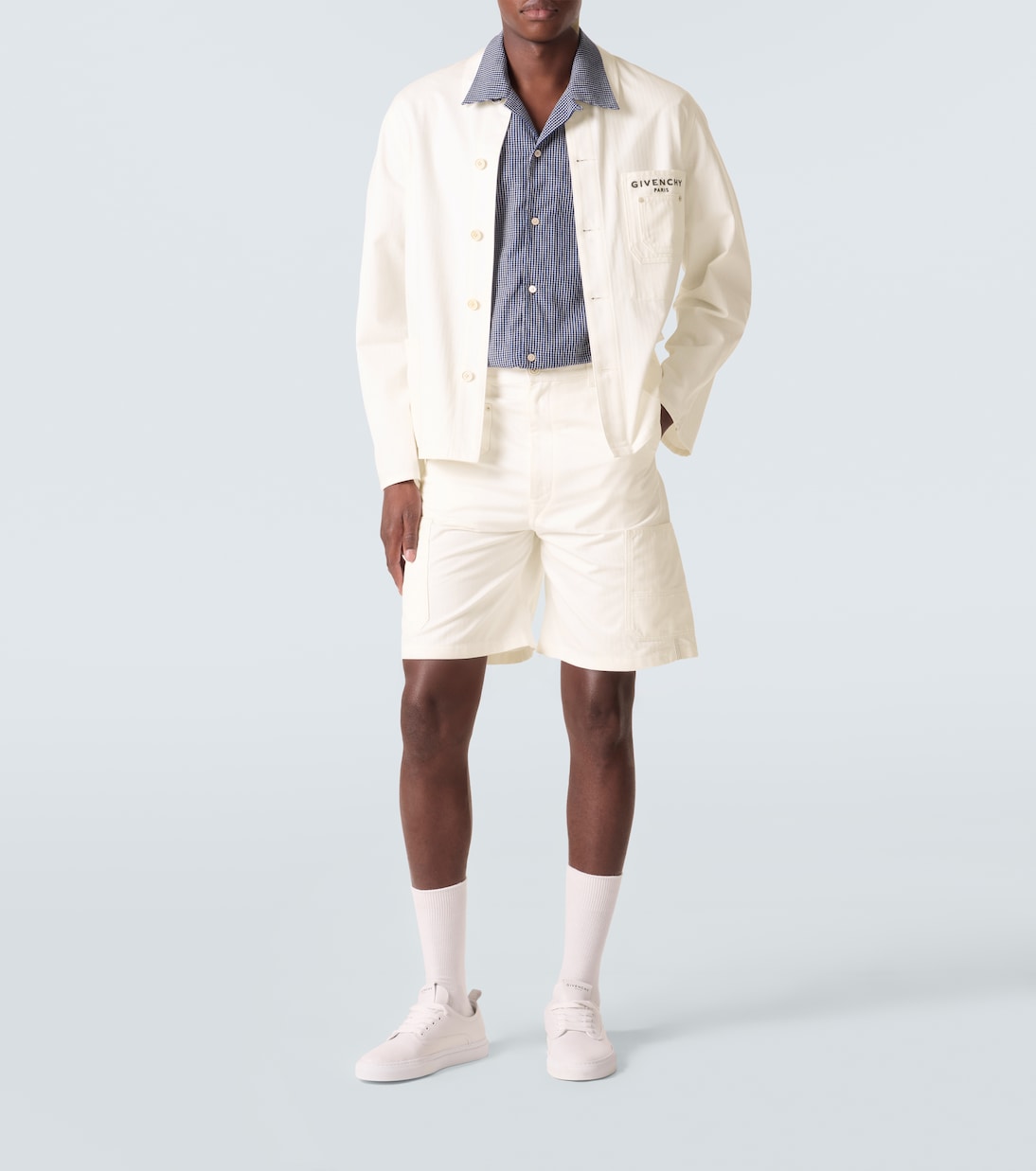 Logo cotton canvas jacket | Givenchy