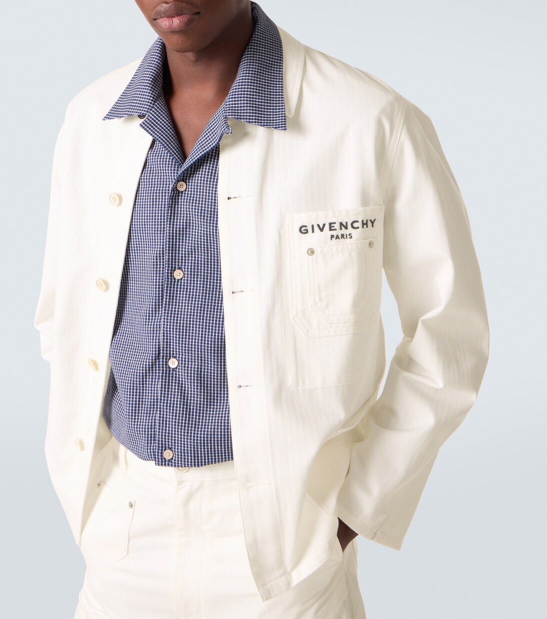 Logo cotton canvas jacket | Givenchy