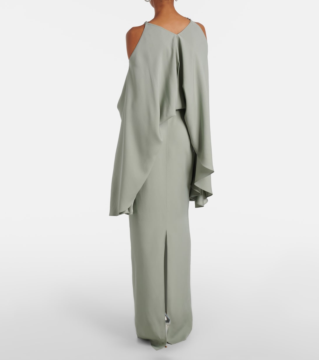 Cyclades embellished crêpe cady gown | Taller Marmo