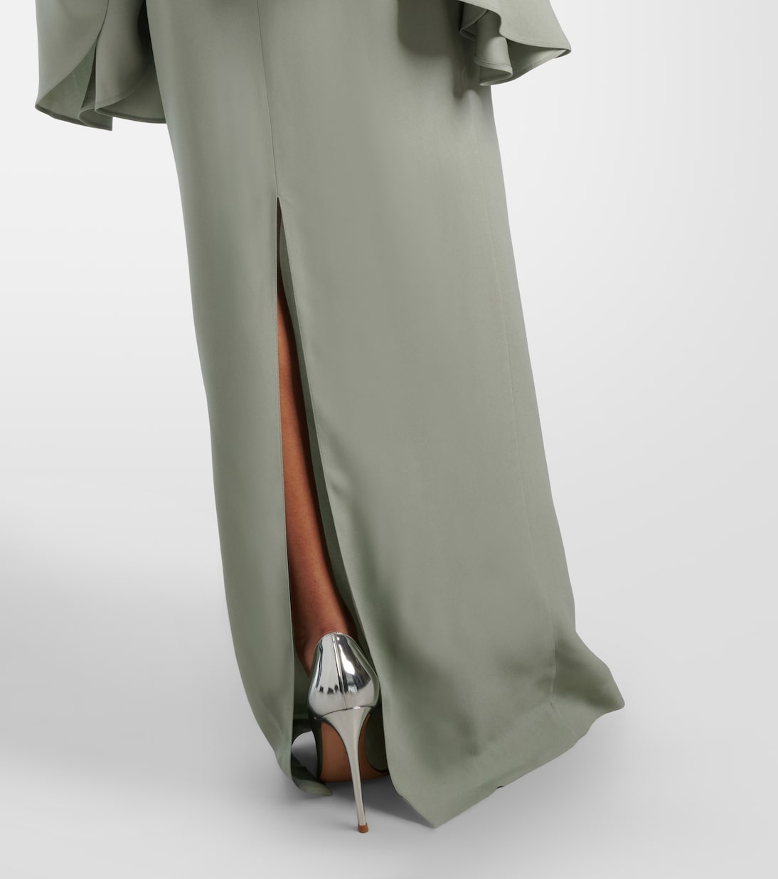 Cyclades embellished crêpe cady gown | Taller Marmo