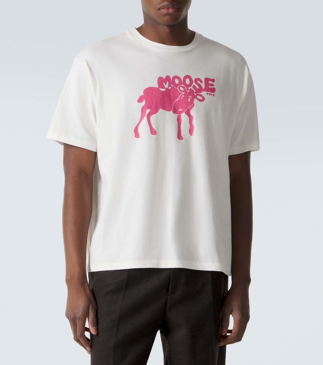 Printed cotton jersey T-shirt  | Bode