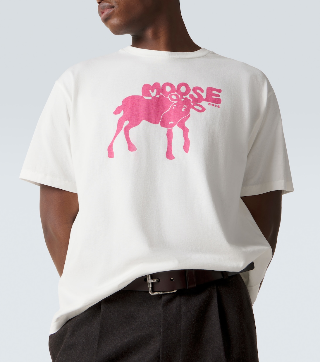 Printed cotton jersey T-shirt  | Bode