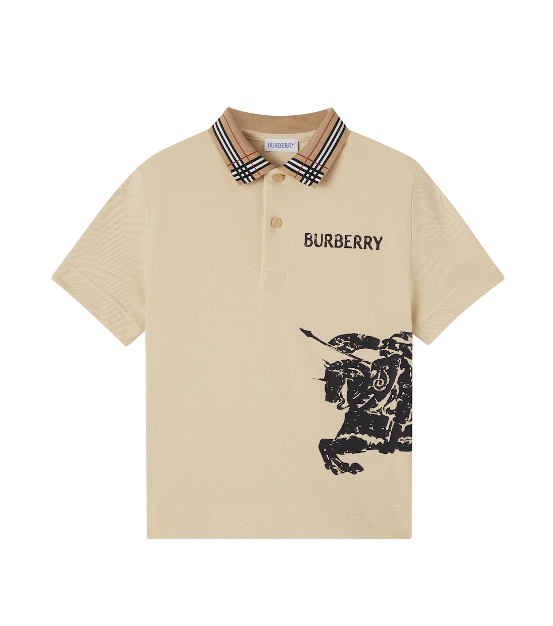 Polo EKD en piqué de coton | Burberry Kids