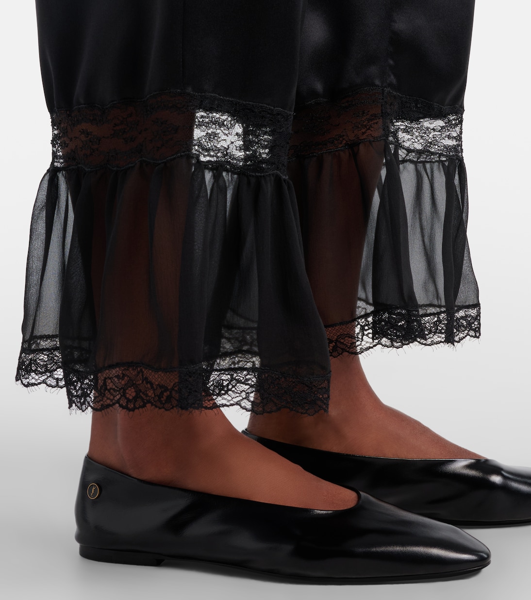 Sao leather ballet flats | Saint Laurent