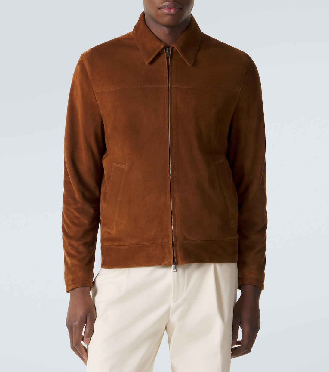 Veste blouson en daim | Brioni