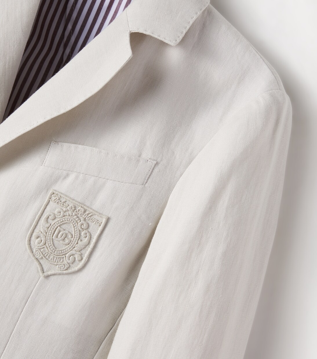 Embroidered linen jacket | Dolce&Gabbana Kids