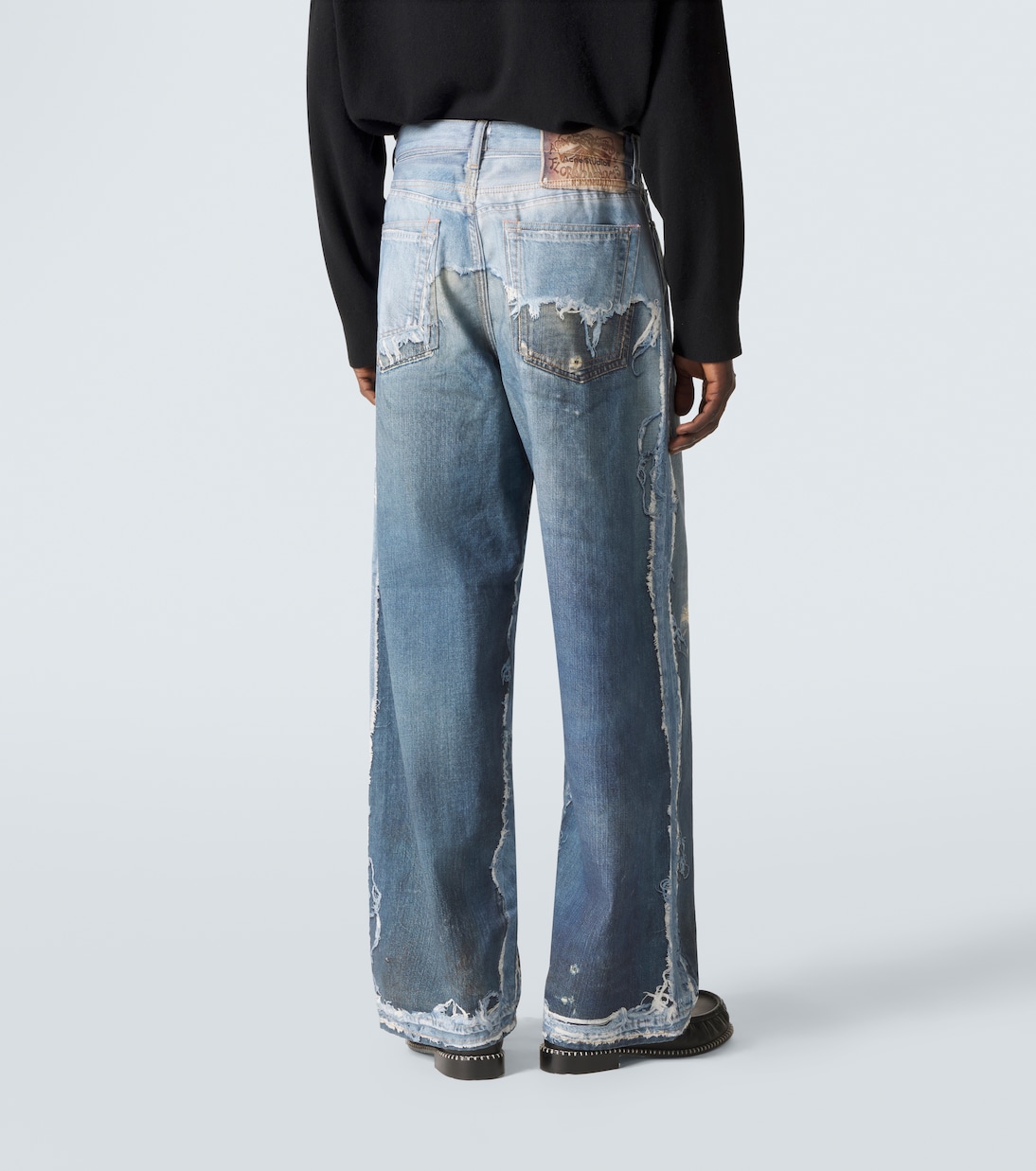 1981 trompe l'œil wide-leg jeans | Acne Studios