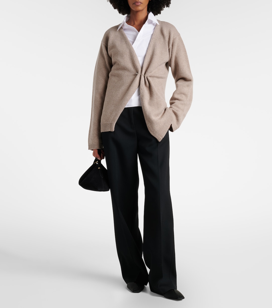 Wool and cashmere wrap cardigan | Róhe