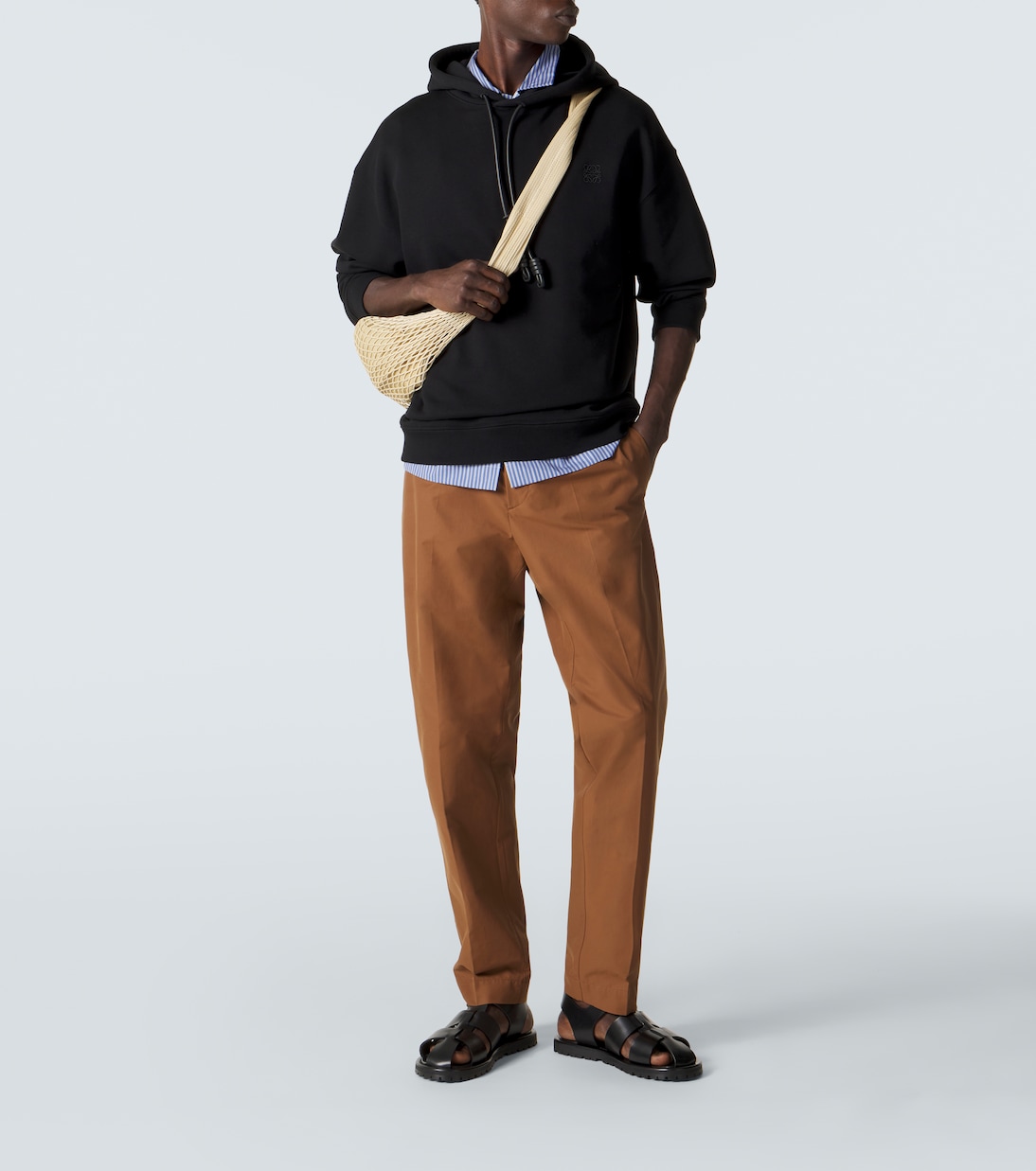 Cotton-blend straight pants | Moncler