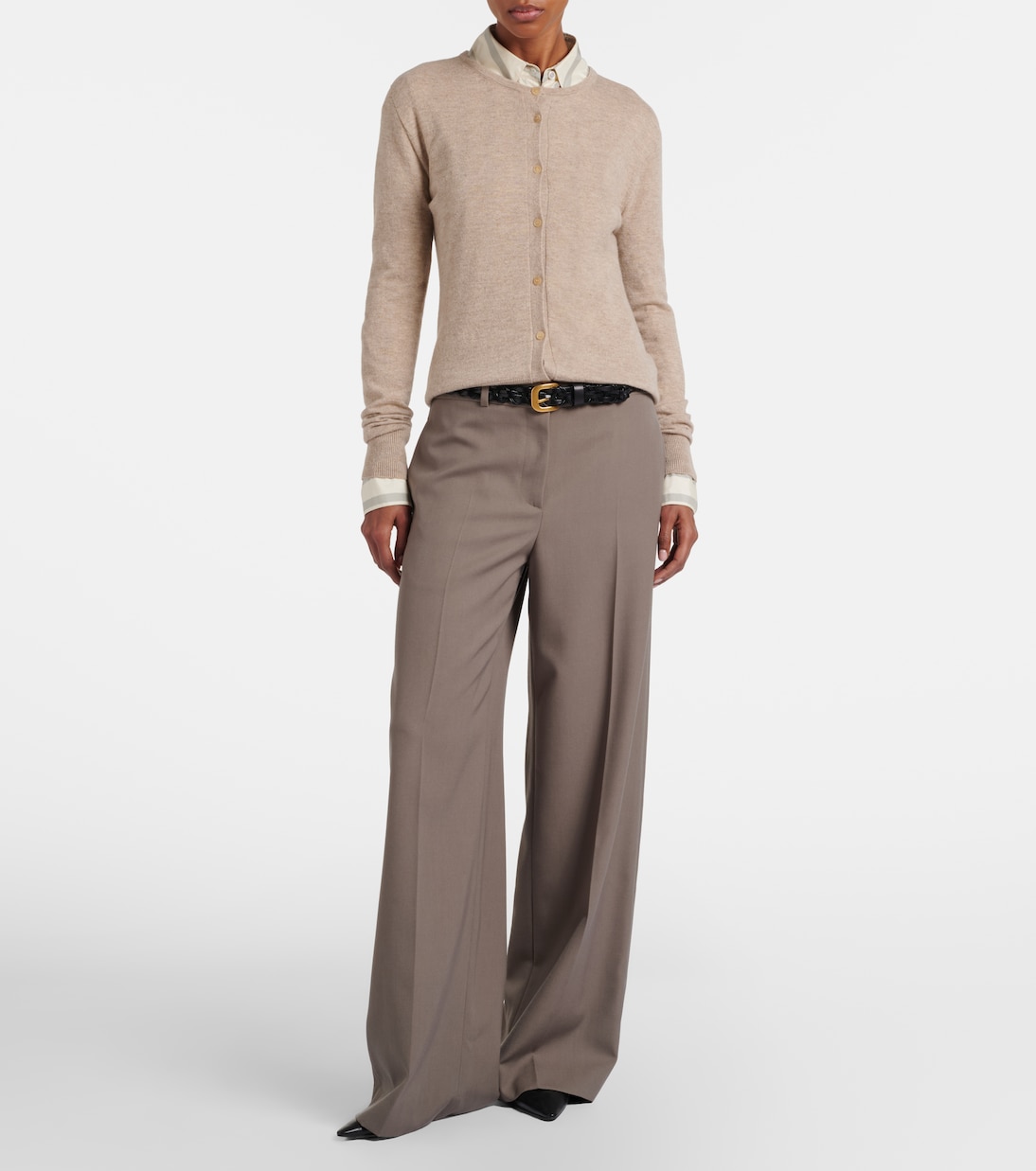Dender wool wide-leg pants | The Row