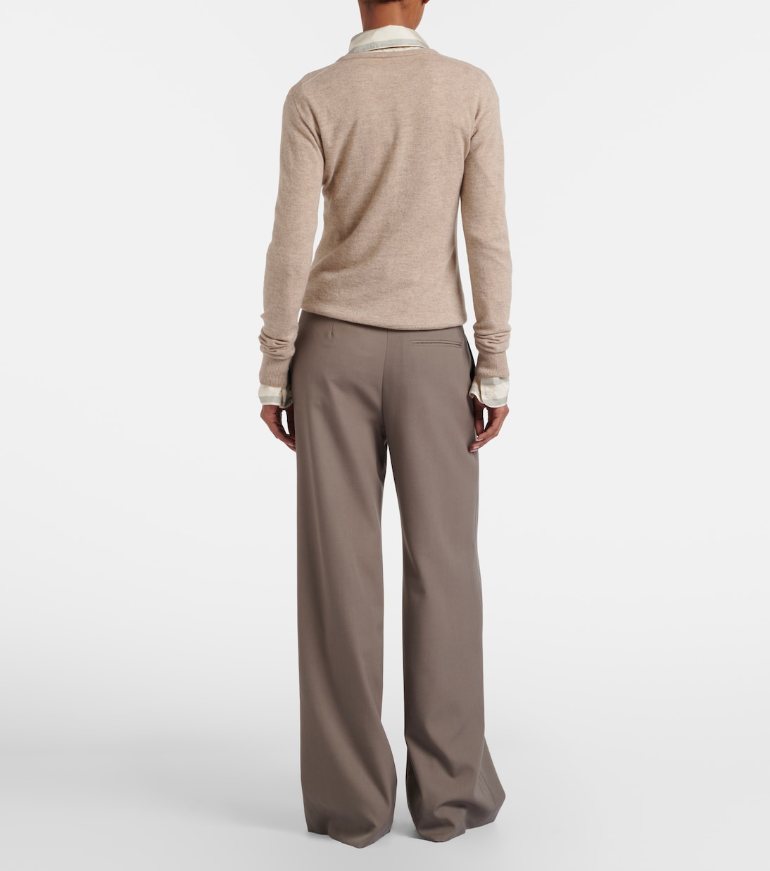 Dender wool wide-leg pants | The Row
