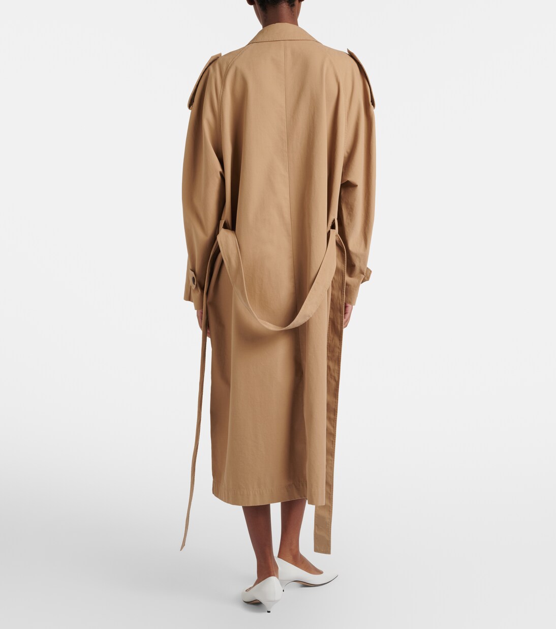 Dester cotton and cashmere trench coat | The Row