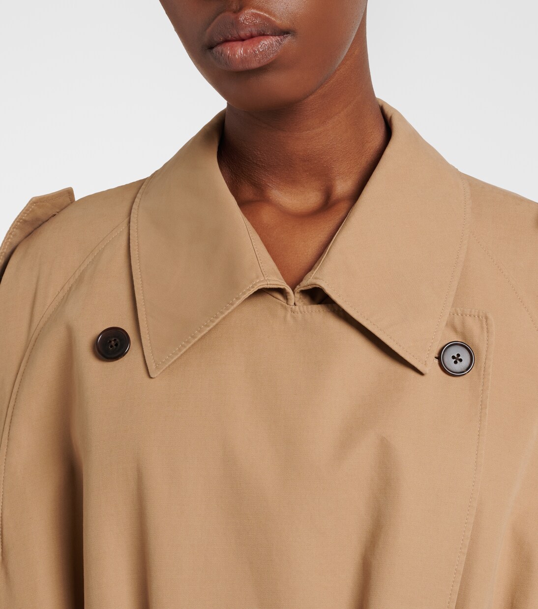 Dester cotton and cashmere trench coat | The Row