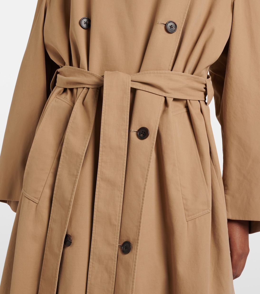 Dester cotton and cashmere trench coat | The Row