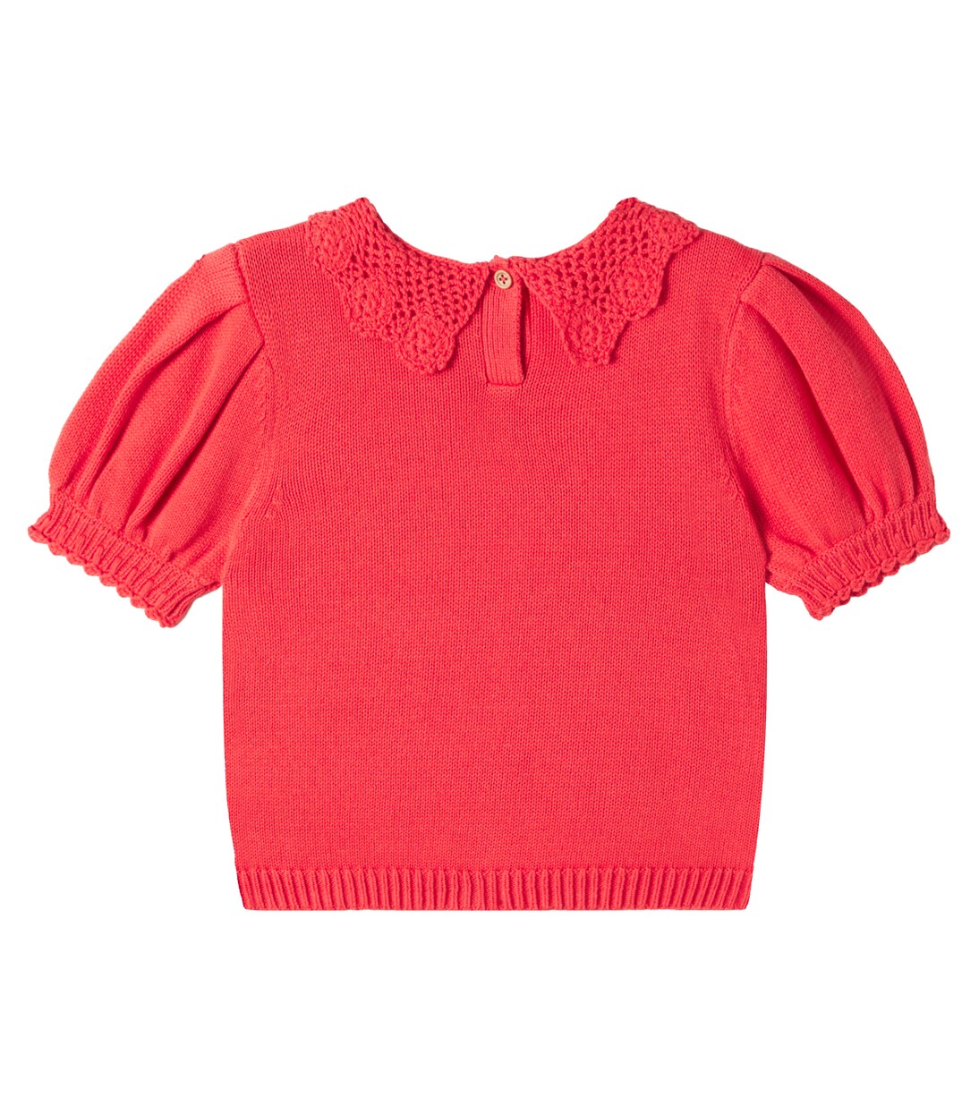 Niko crochet-trimmed cotton top  | Bonton