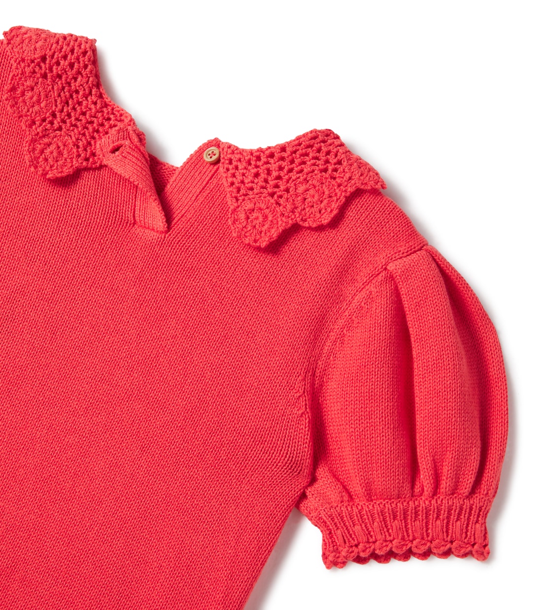 Niko crochet-trimmed cotton top  | Bonton