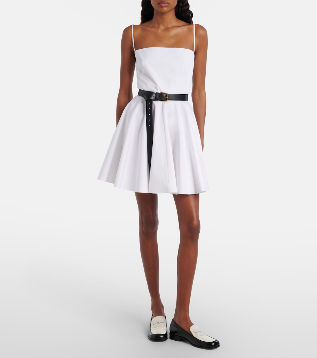 Label leather loafers | Givenchy