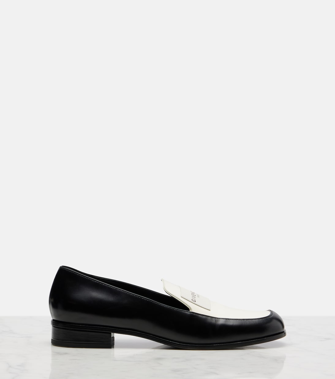 Label leather loafers | Givenchy