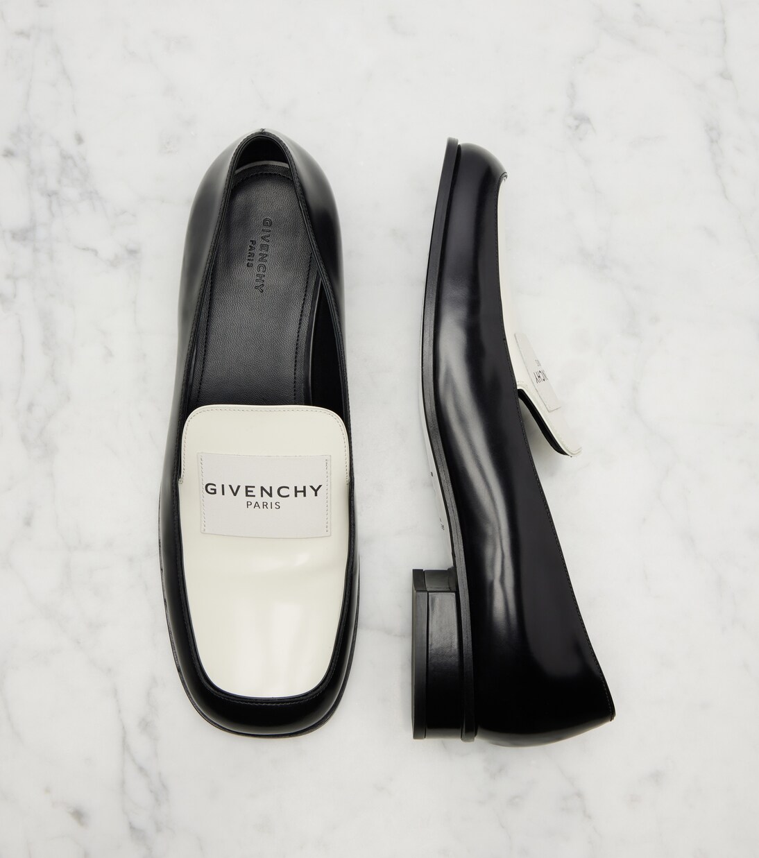 Label leather loafers | Givenchy