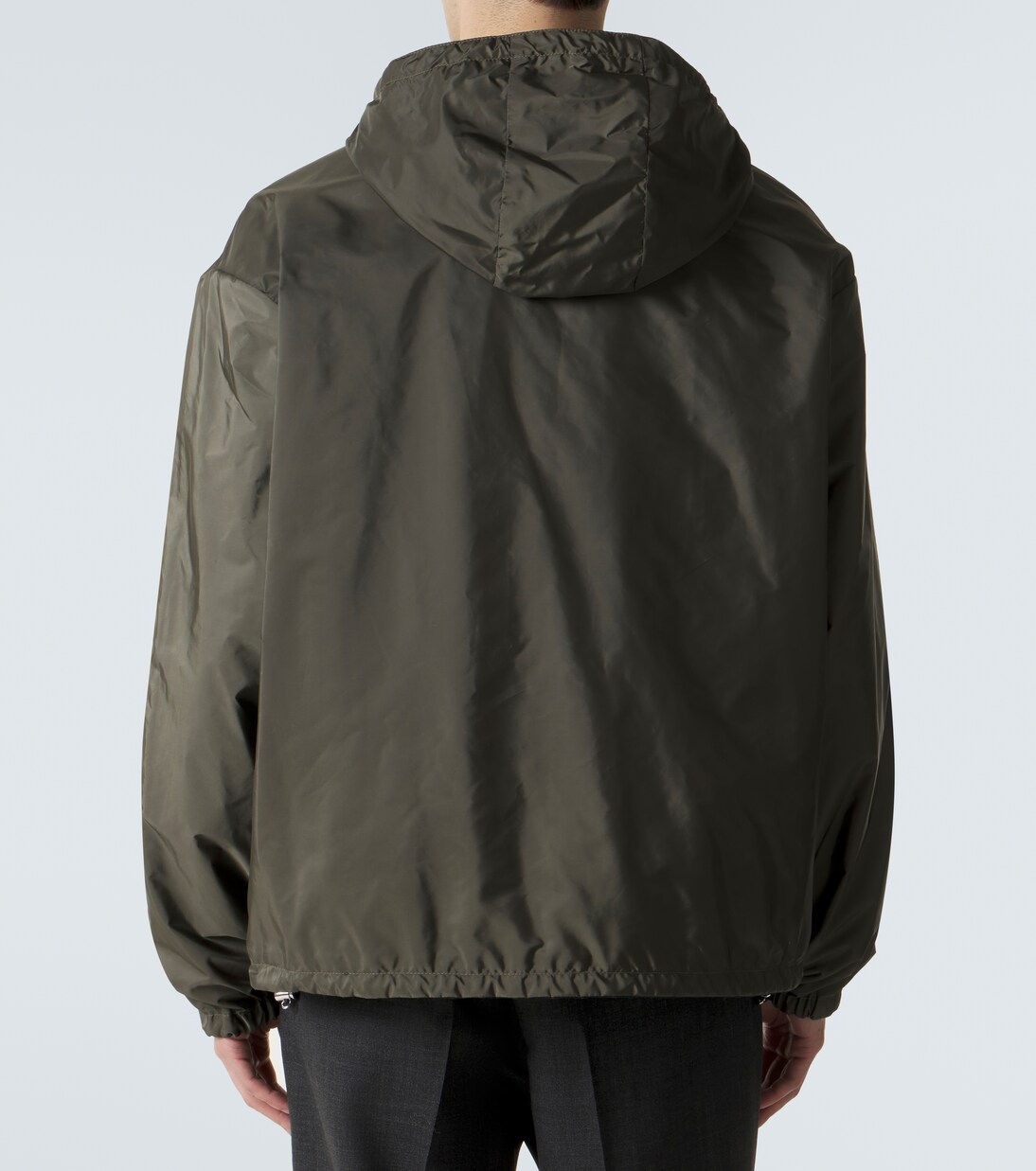 Re-Nylon reversible leather-trimmed jacket | Prada