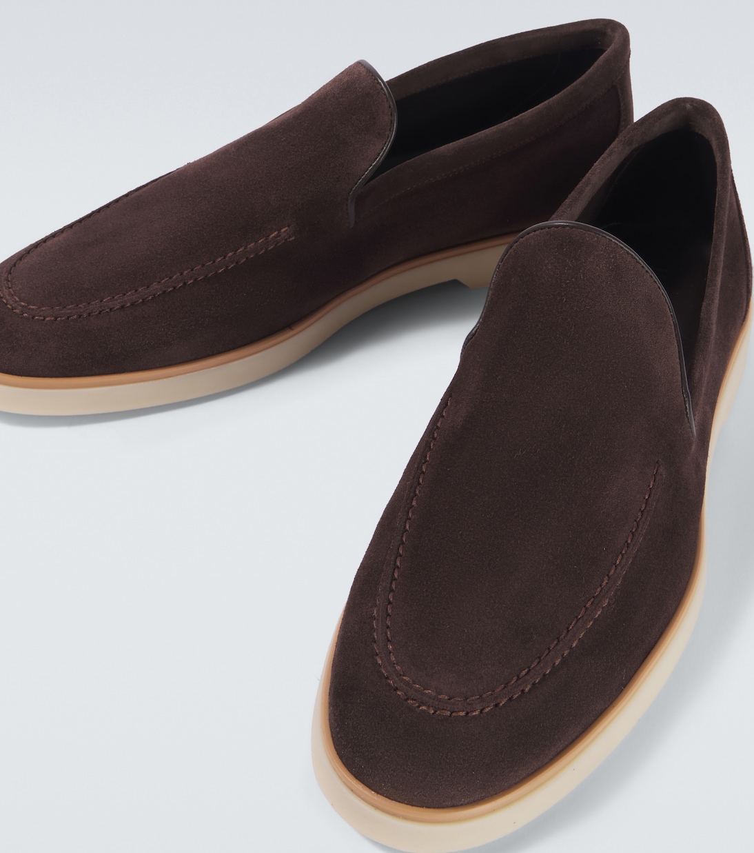 Loafers Calpe aus Veloursleder | Magnanni