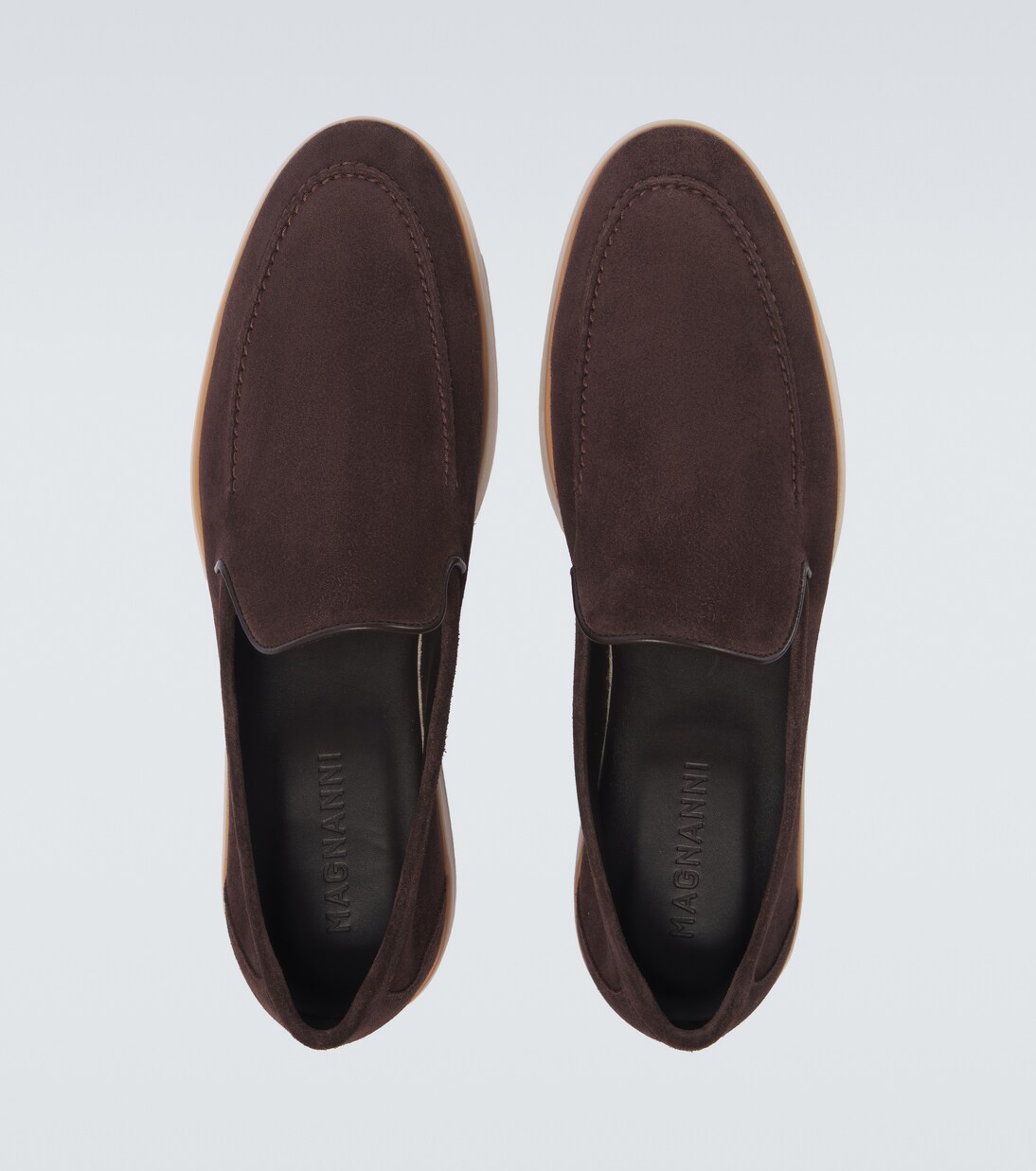 Loafers Calpe aus Veloursleder | Magnanni