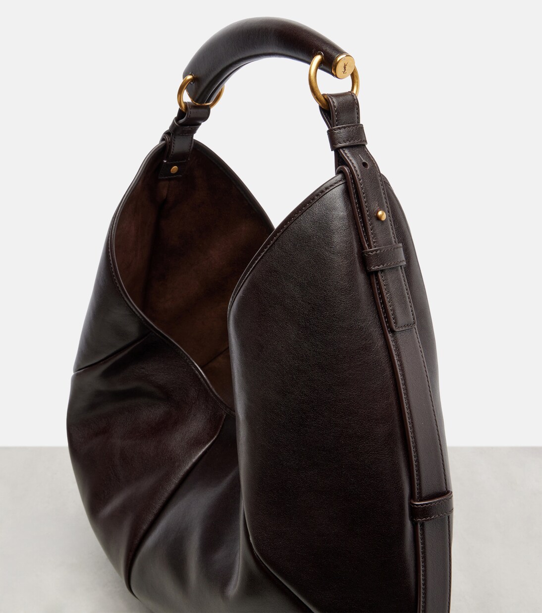 Mombasa Large leather shoulder bag | Saint Laurent