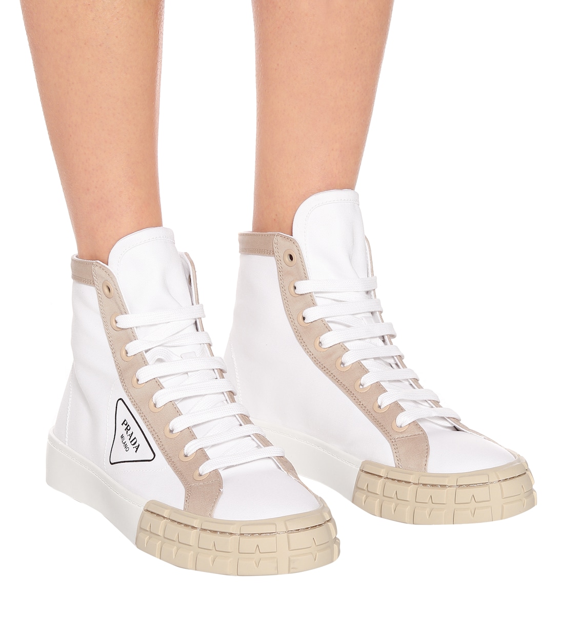 Sneakers Wheel in gabardine | Prada