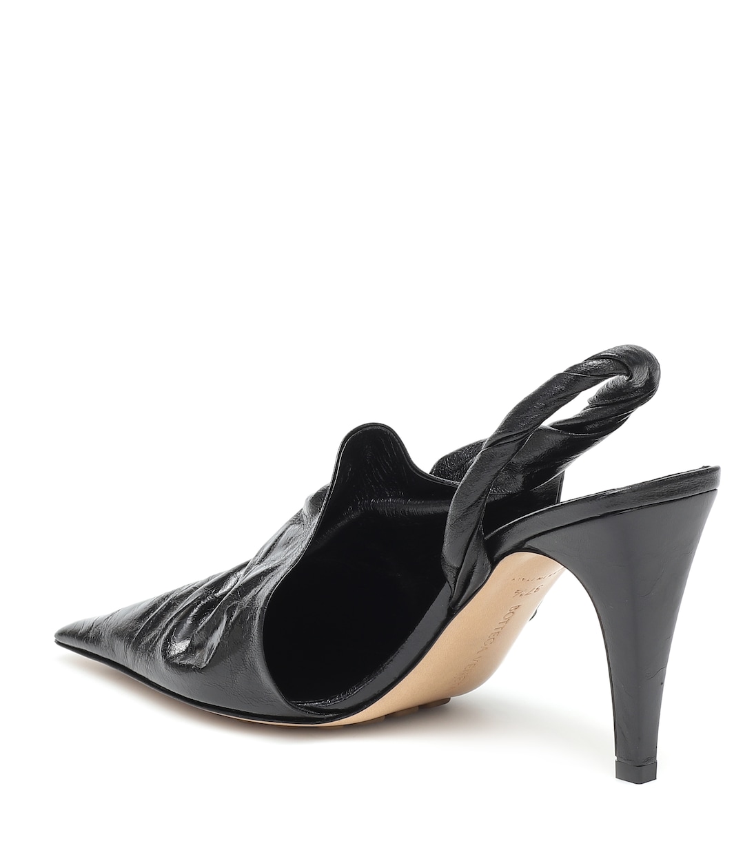 Point 90 leather slingback pumps | Bottega Veneta