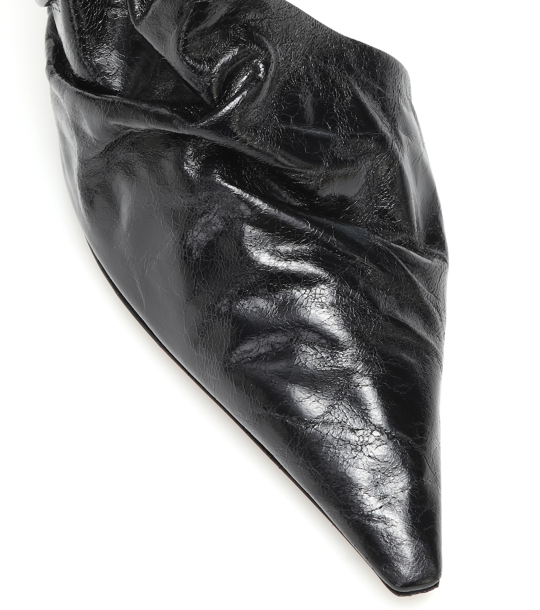 Point 90 leather slingback pumps | Bottega Veneta