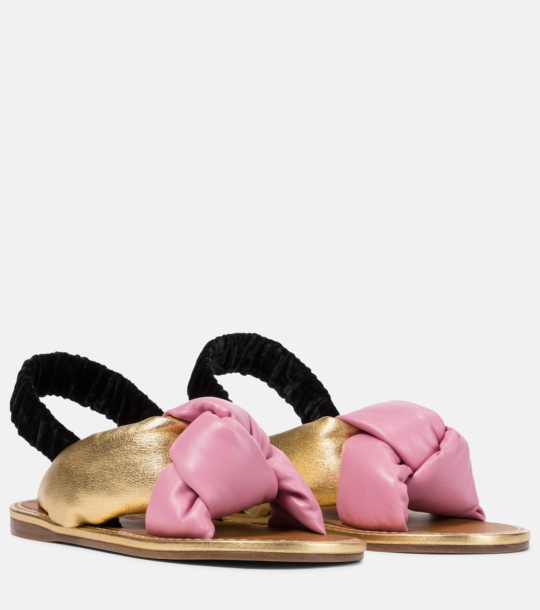 Sandali slingback in pelle | Miu Miu