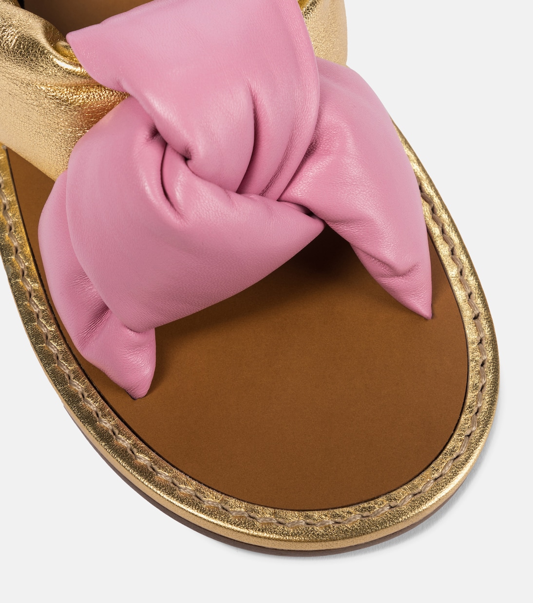 Sandali slingback in pelle | Miu Miu