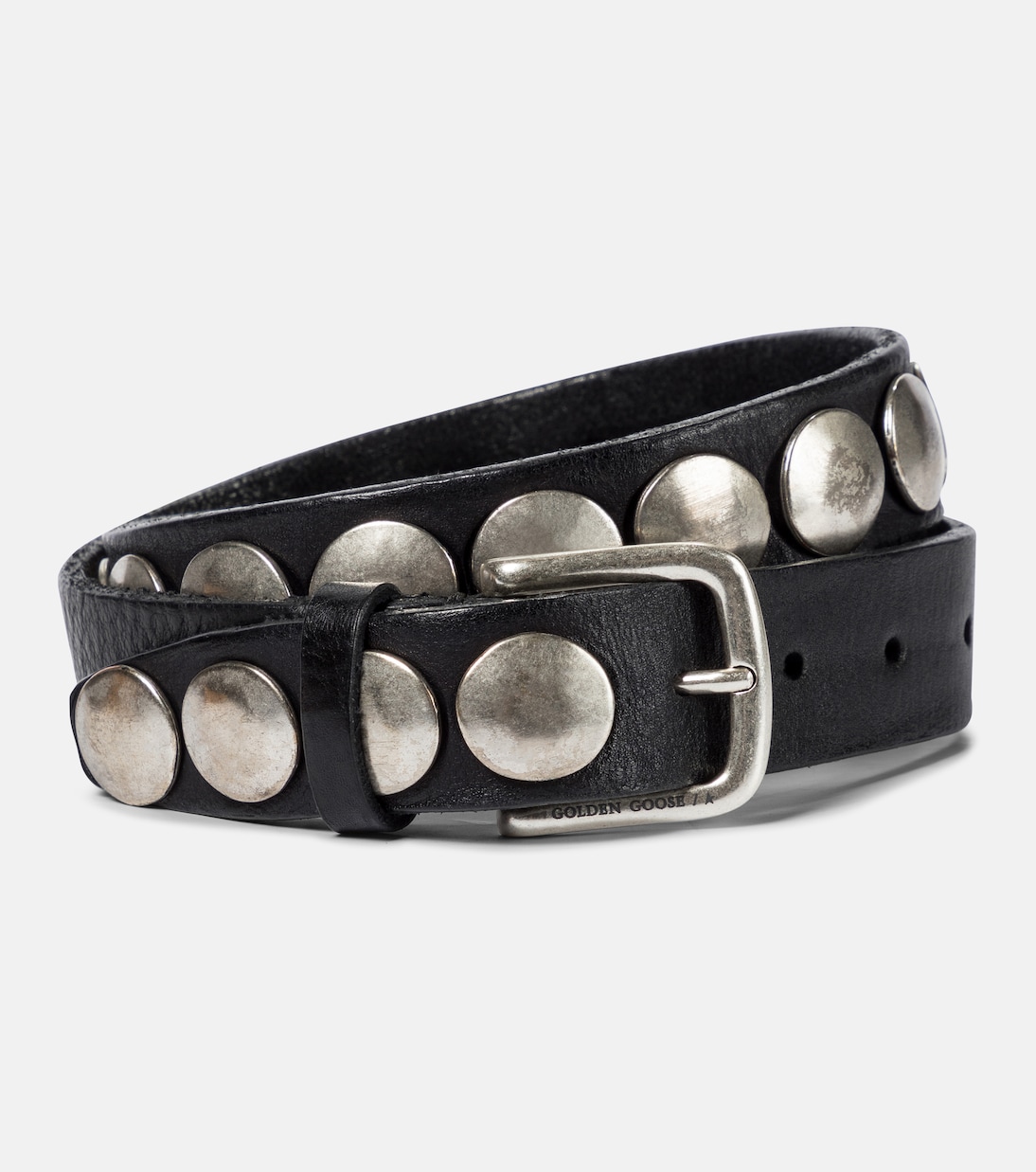 Ceinture Trinidad en cuir à clous | Golden Goose