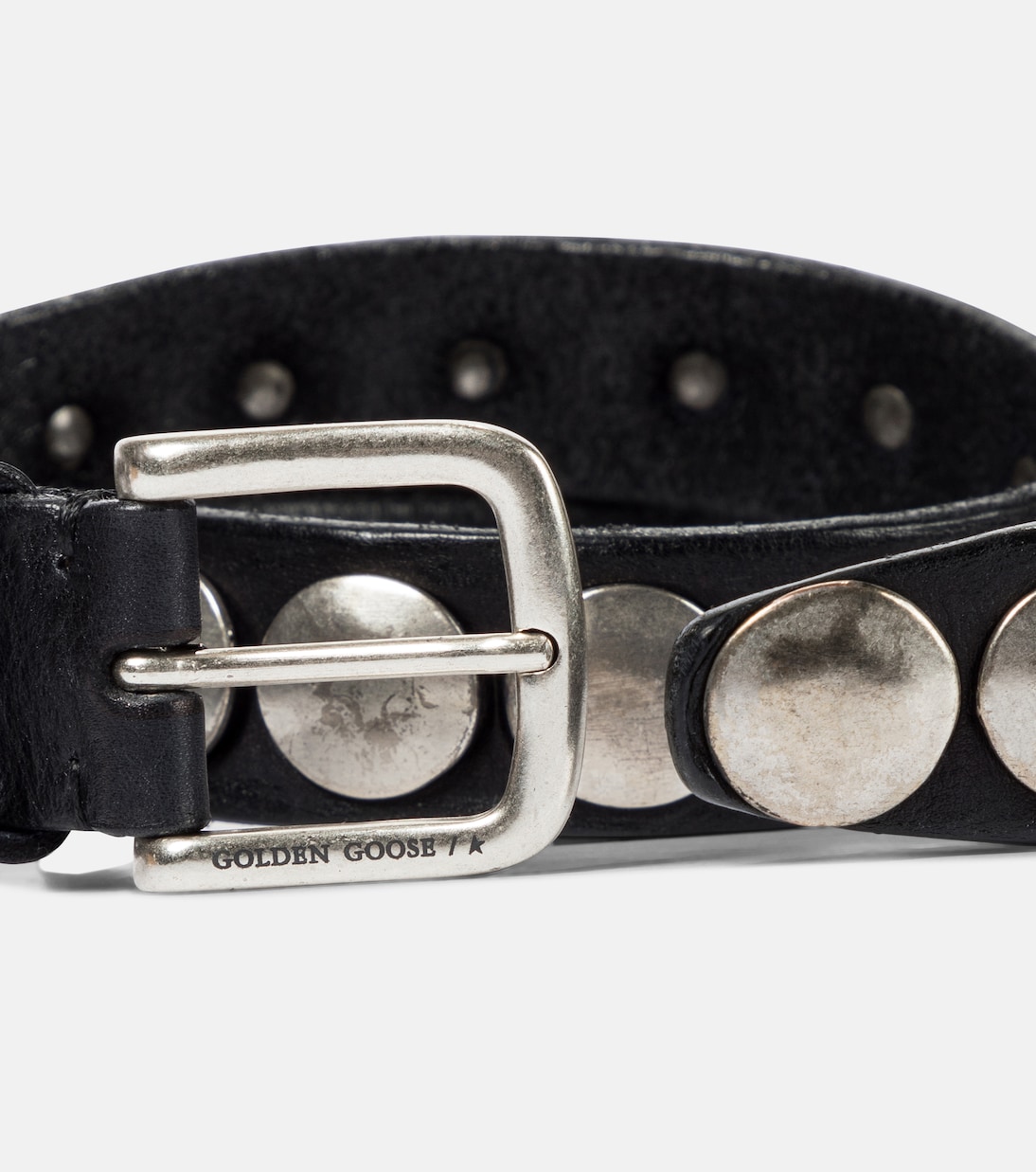 Ceinture Trinidad en cuir à clous | Golden Goose