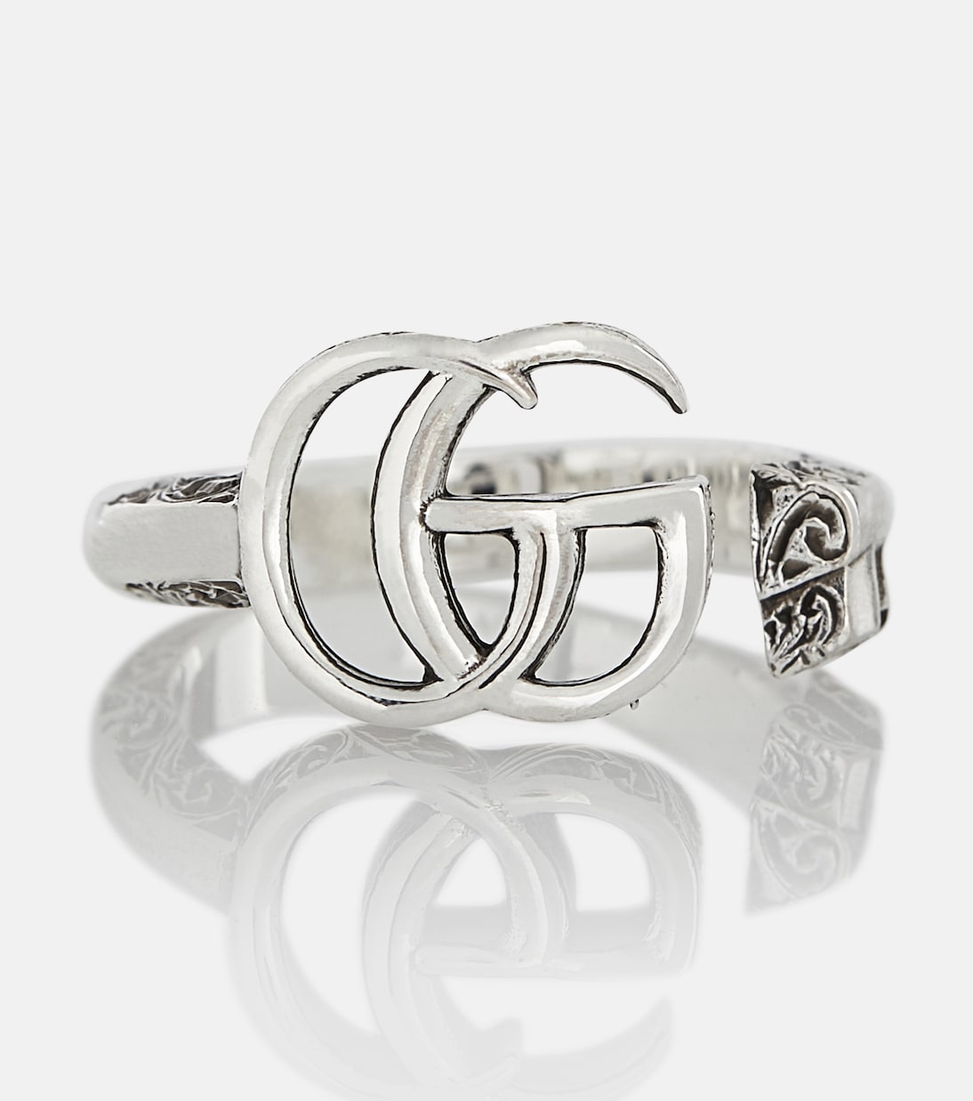 Anello in argento sterling con logo Double G di GUCCI per giovani fashionisti