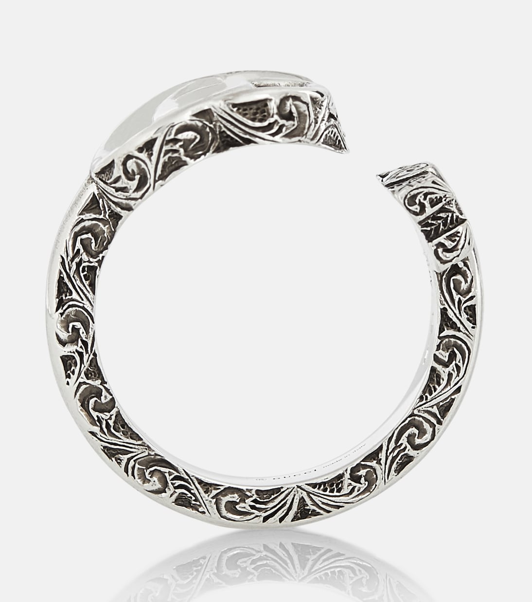 Anello in argento sterling con logo Double G di GUCCI per giovani fashionisti