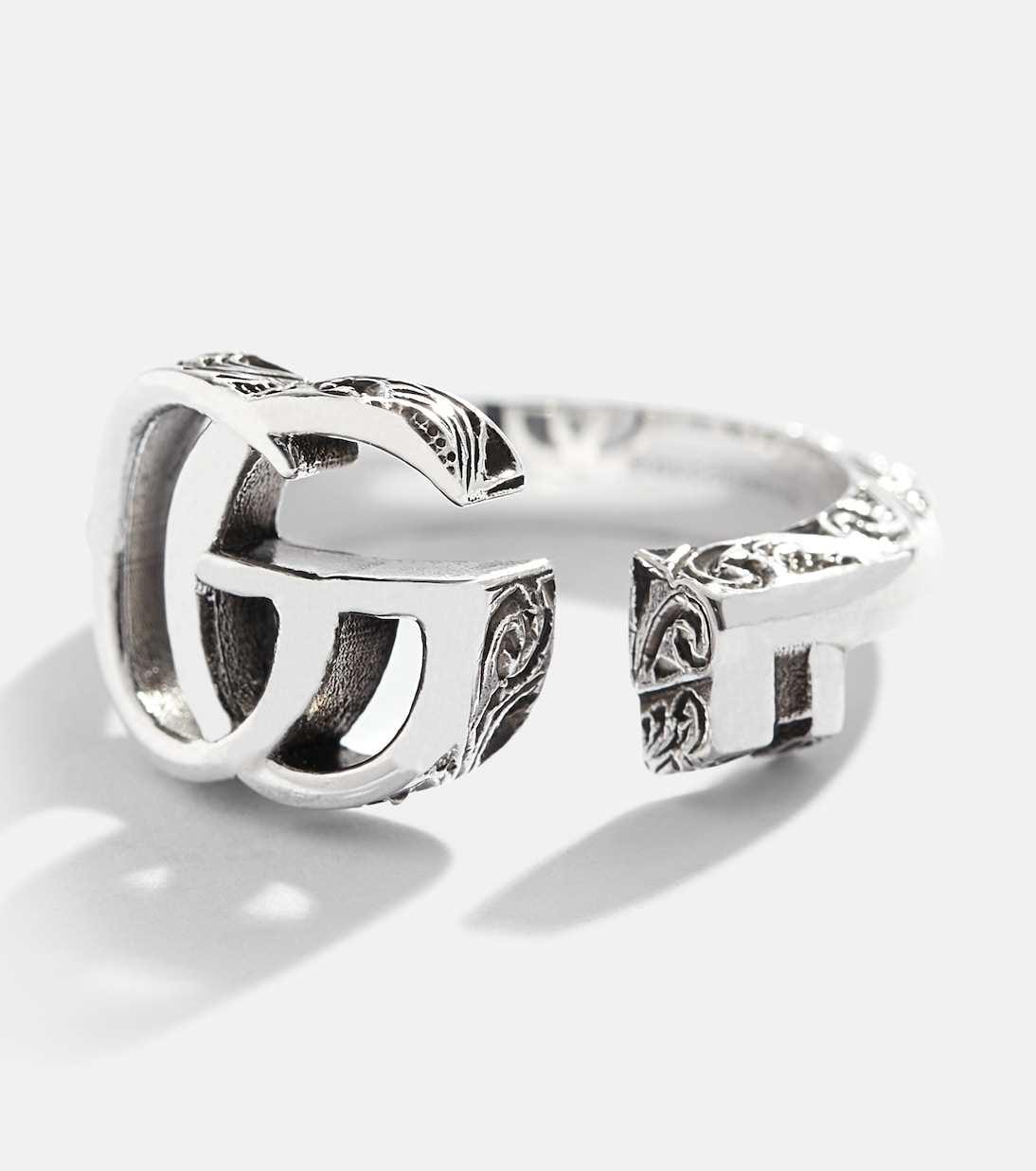 Anello in argento sterling con logo Double G di GUCCI per giovani fashionisti