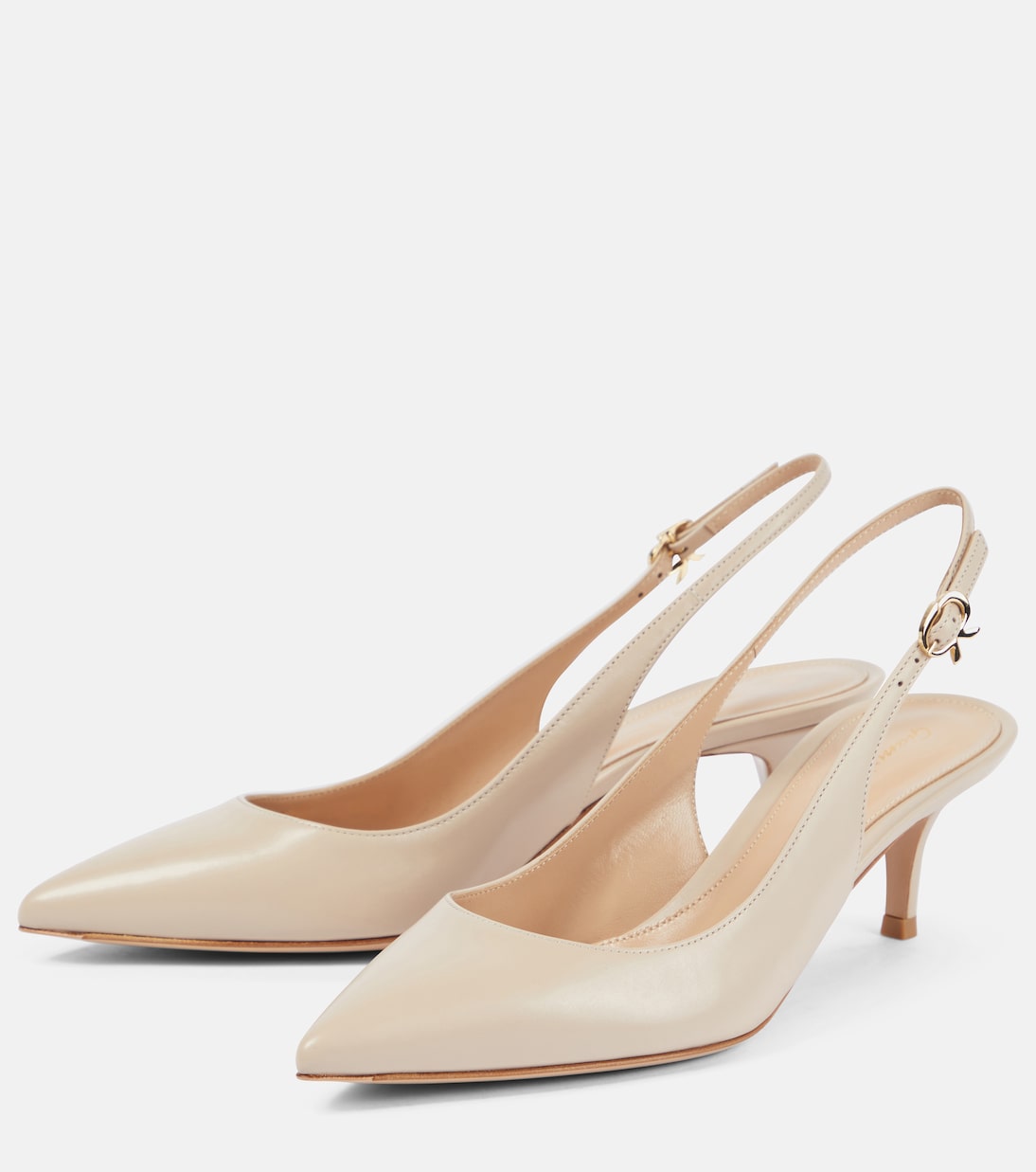 Escarpins Ribbon Sling en cuir | Gianvito Rossi