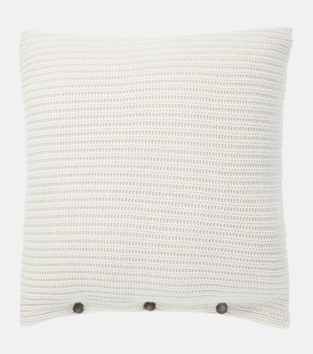 Cuscino in cashmere a coste | Brunello Cucinelli
