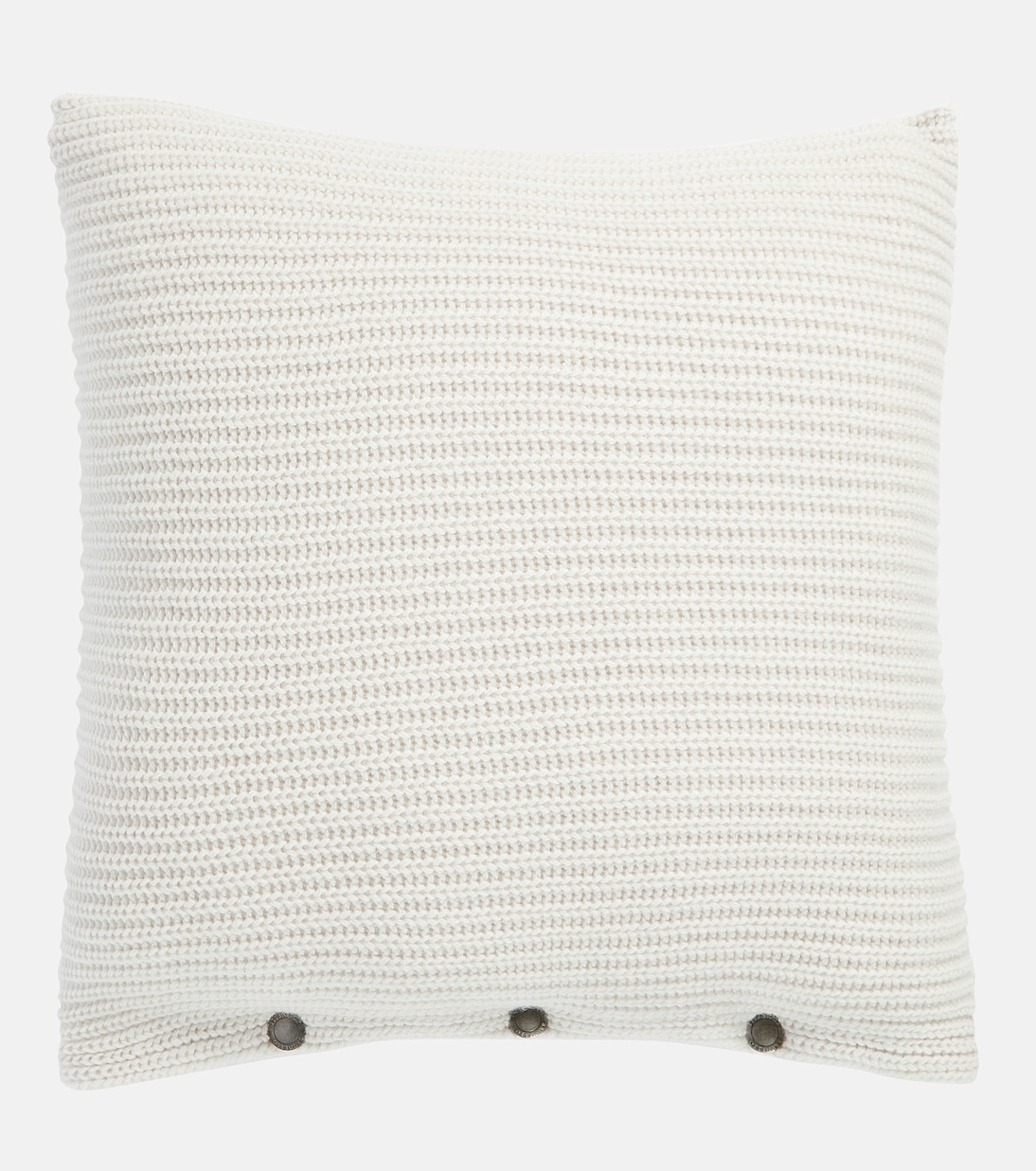 Cuscino in cashmere a coste | Brunello Cucinelli